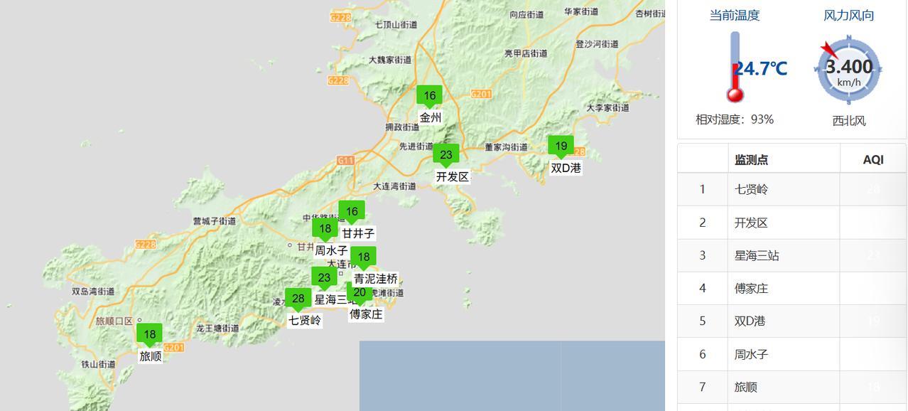 #大连生活# #大连天气#【大连今日8.4天气展望——天气不错，气温较高】
实况