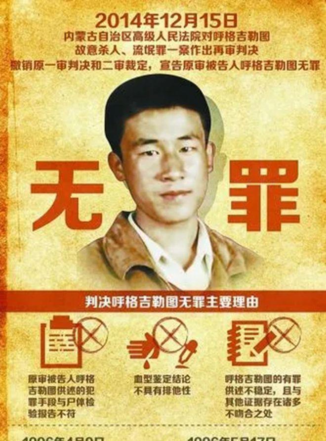 呼格吉勒图为何被冤杀？
2014年12月15日，内蒙古自治区高级人民法院对呼格吉