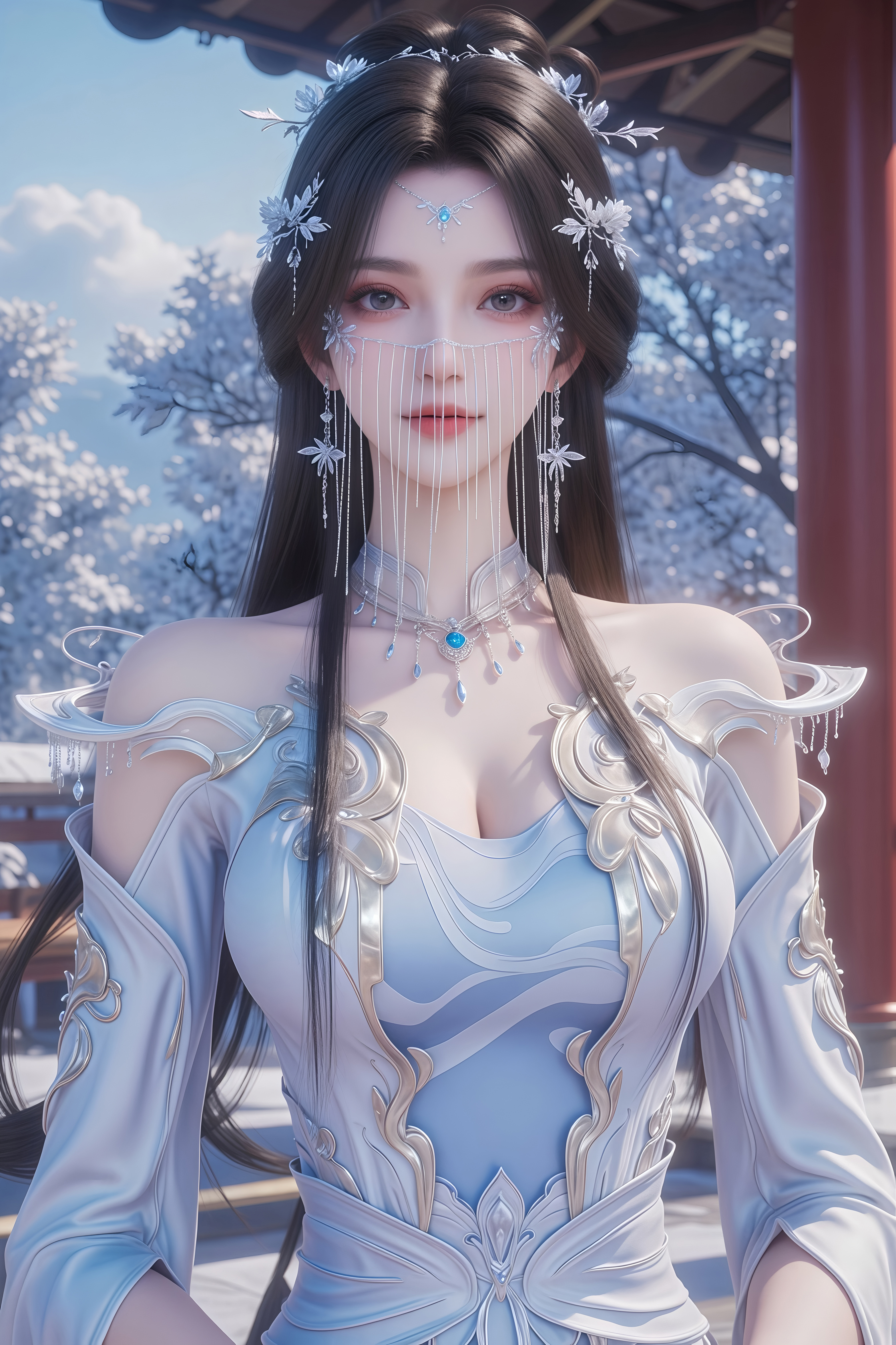 「美图欣赏」《遮天》中的安妙依，清纯唯美，手机壁纸！