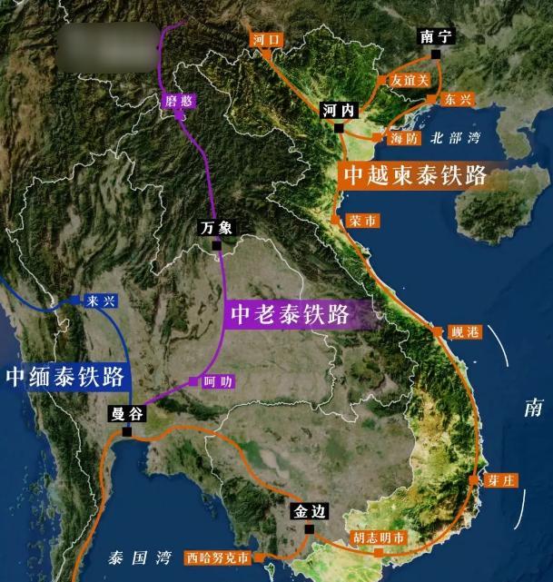 关于中越北部的铁路建设，越南想借83亿美元，约合600亿人民币，老挝想建设万永铁