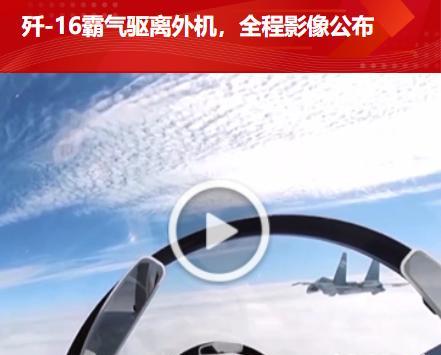 上去，盘它！把它盘出包浆来[大笑]……我歼16驱离外机全程视频公开，这看着是真过