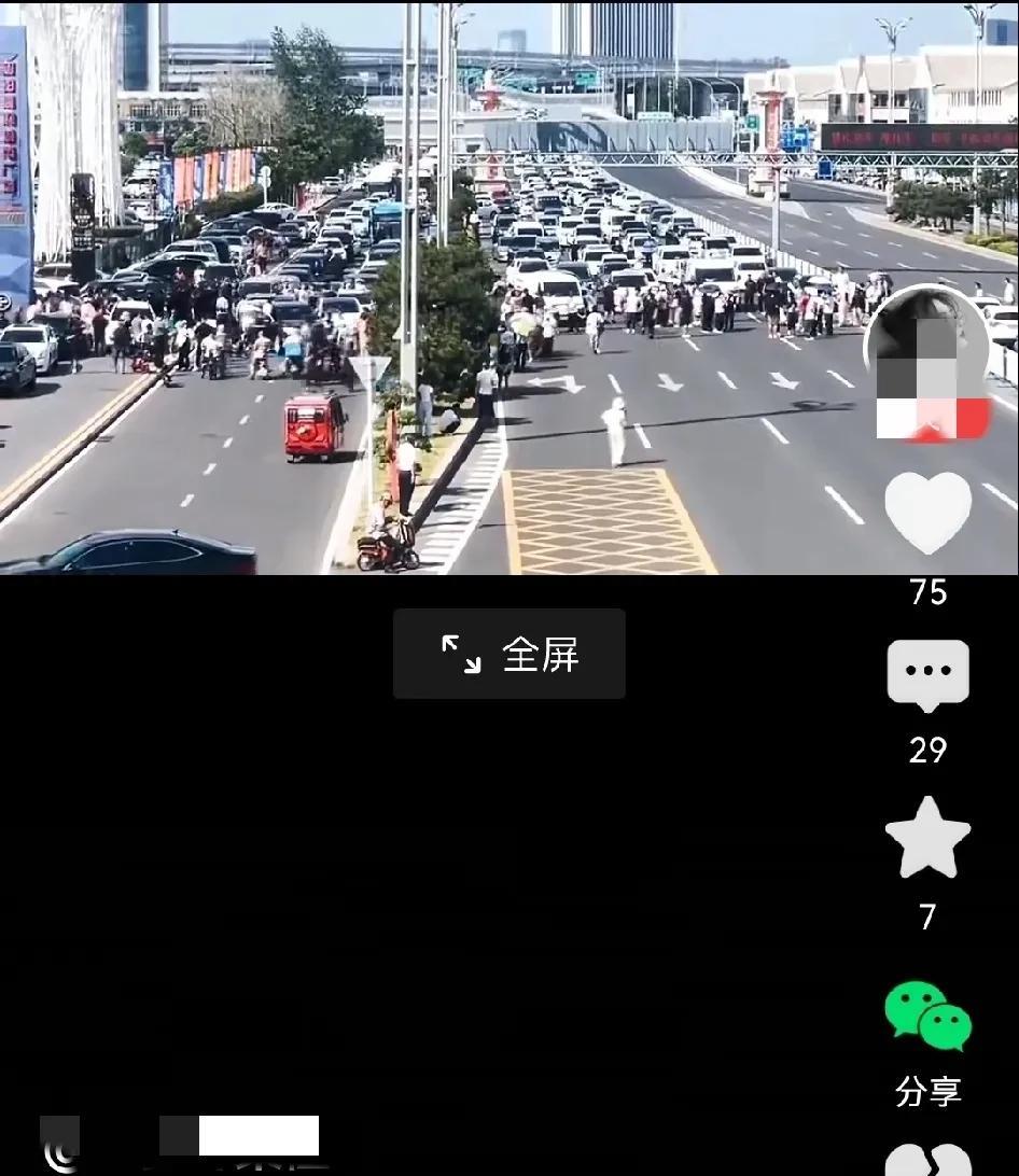 这些堵路的也可怜，辛辛苦苦几十年，一夜回到解放前，血本无归，心在滴血呀。
只是，