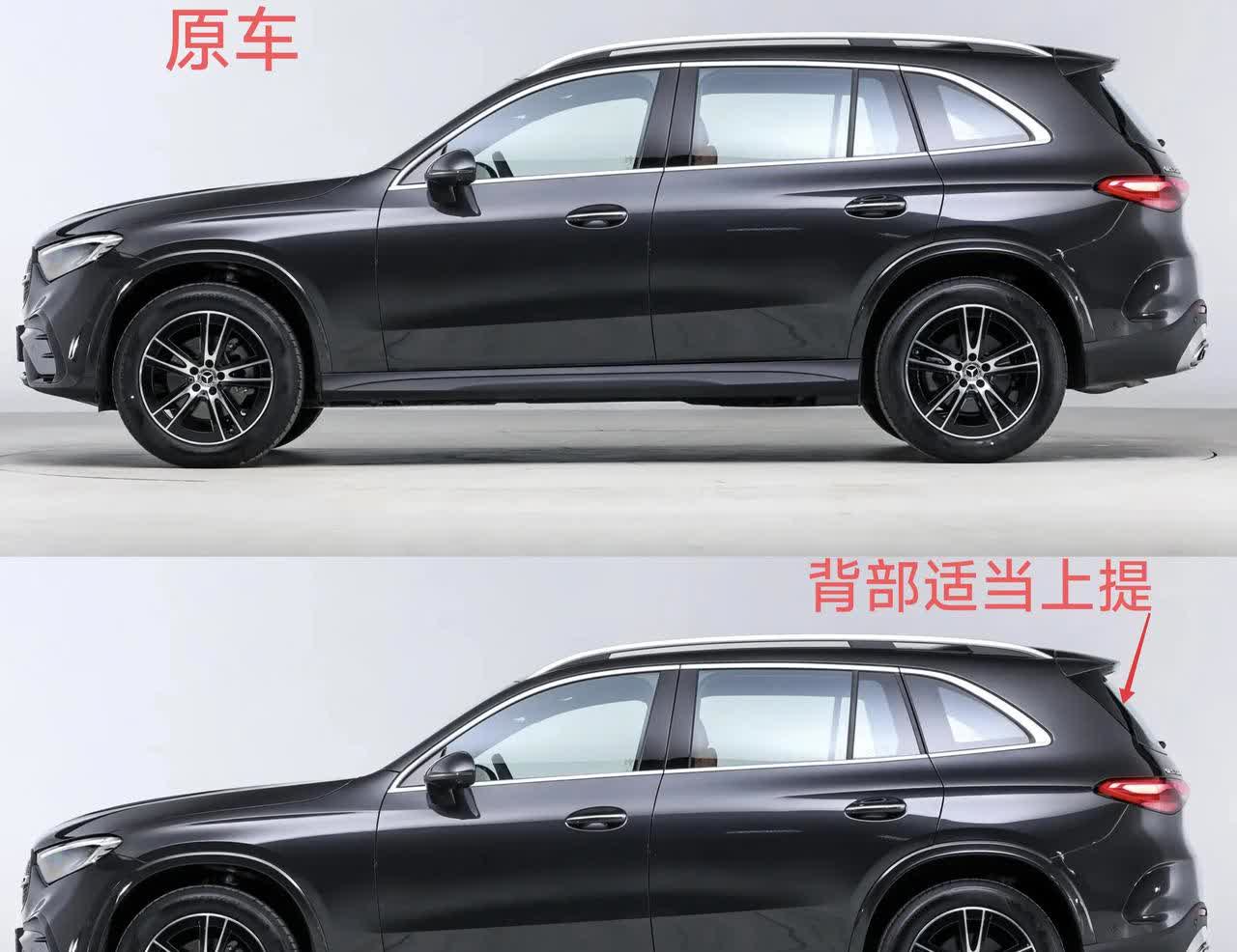 奔驰GLC，一个小调整，立马让这辆GLC变得稳重和有厚重感，颜值也得到了提升。原
