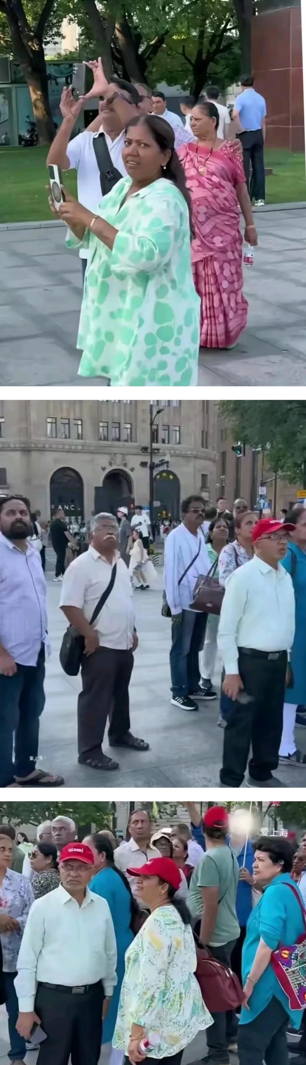不要笑话印度人，
其实我们如果去了印度，
一样有这样感到新鲜的表情！
所有人到了