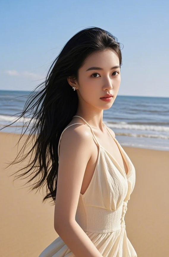 指尖轻捻花瓣，美得恍若仙子下凡