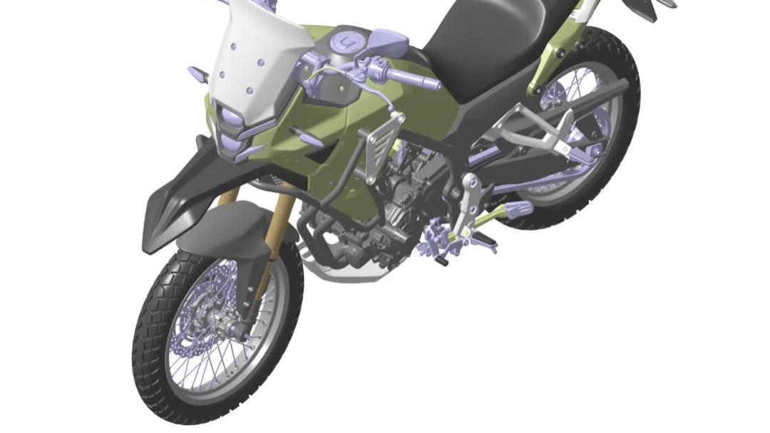 猎变硬派450双缸ADV曝光，疑似搭载春风450发动机