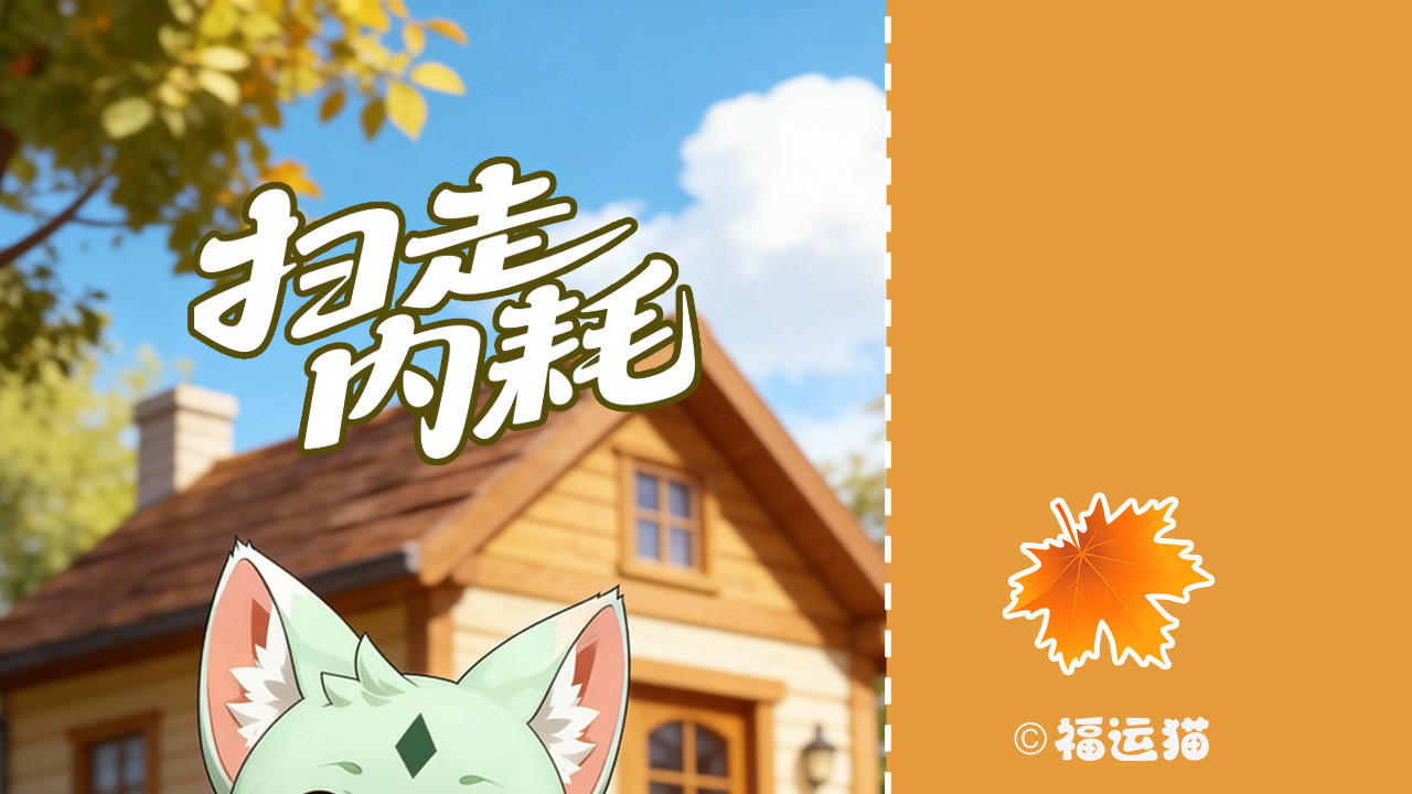 满屏都是绿猫森泽的喜庆暖意！这画面越看越舒服✨ 绿猫森泽营业超可：
