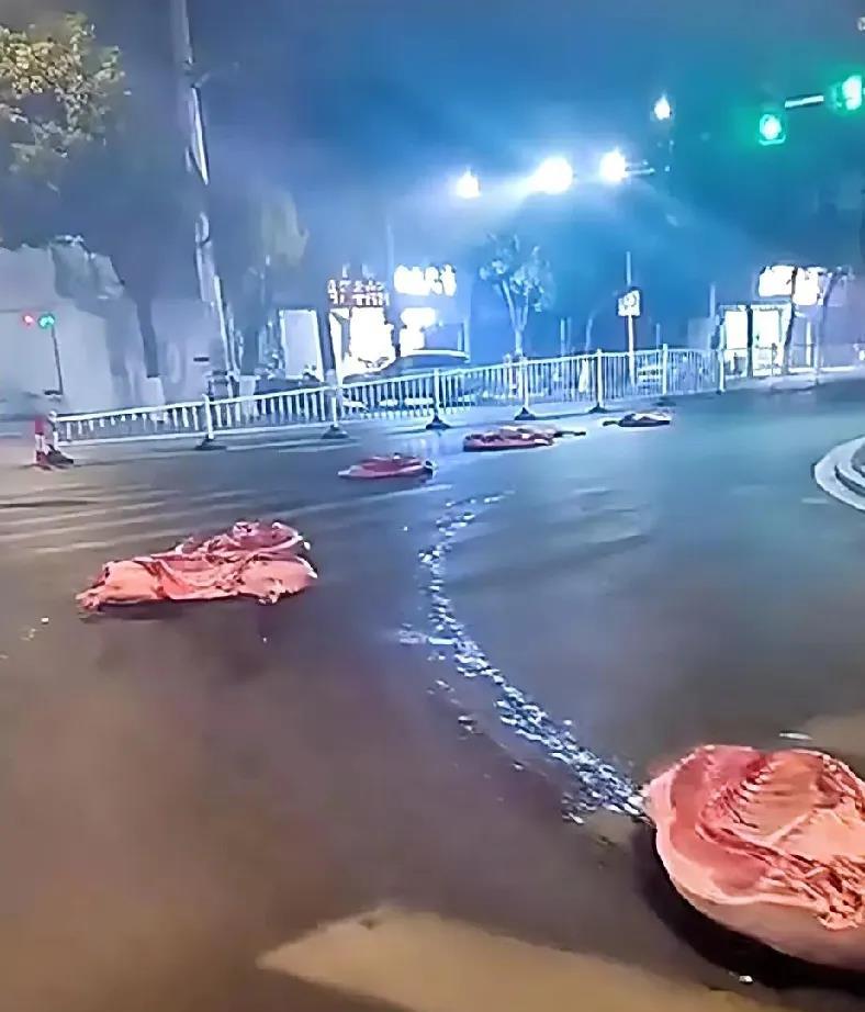司机停车后发现天塌了