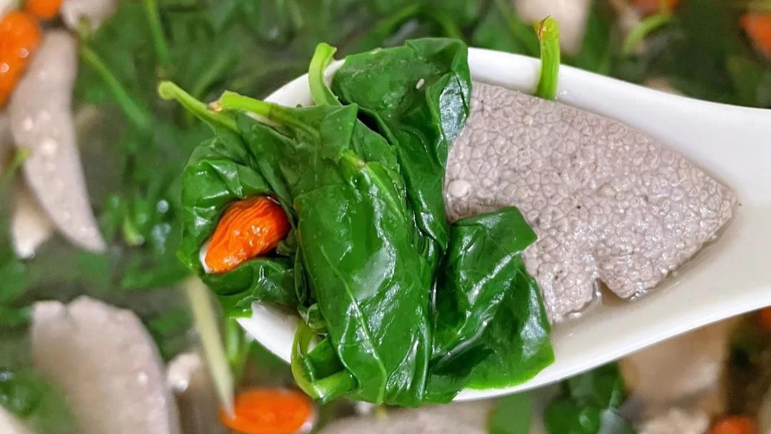 广东人私藏的护眼汤！枸杞叶猪肝瘦肉汤，鲜掉眉毛还补铁