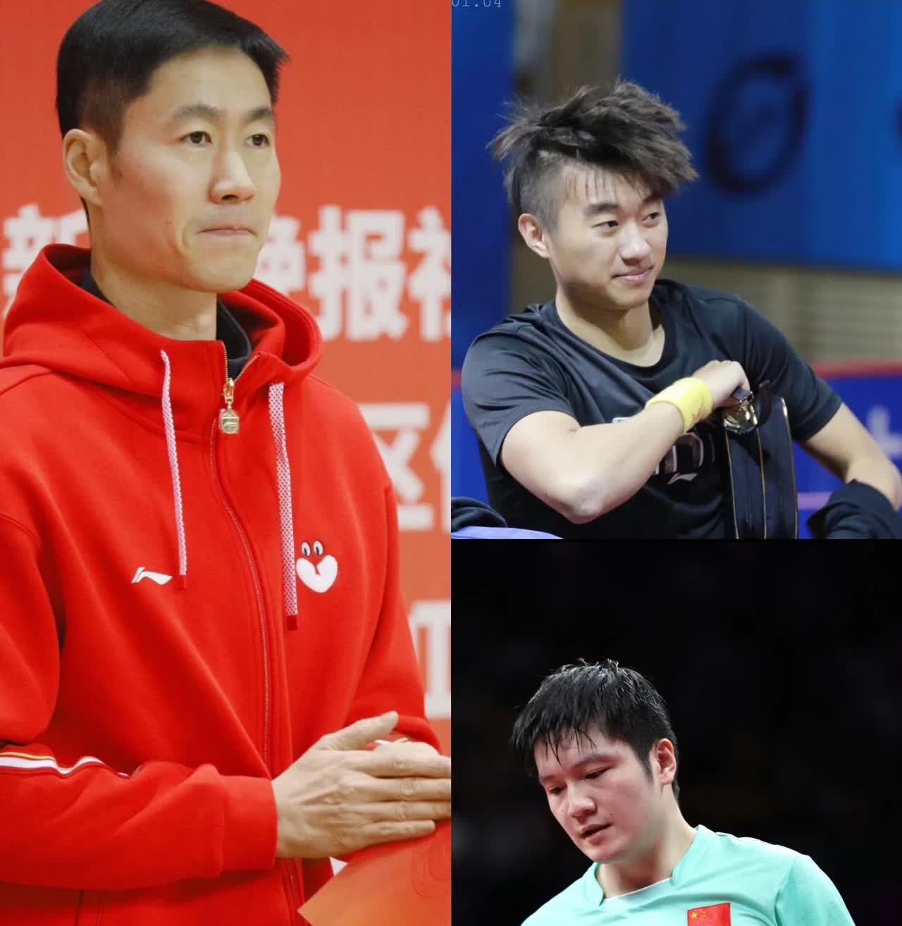 樊振东又夺冠了，可王励勤却和樊振东没法合影留念了，

因为站在前面的一位大男