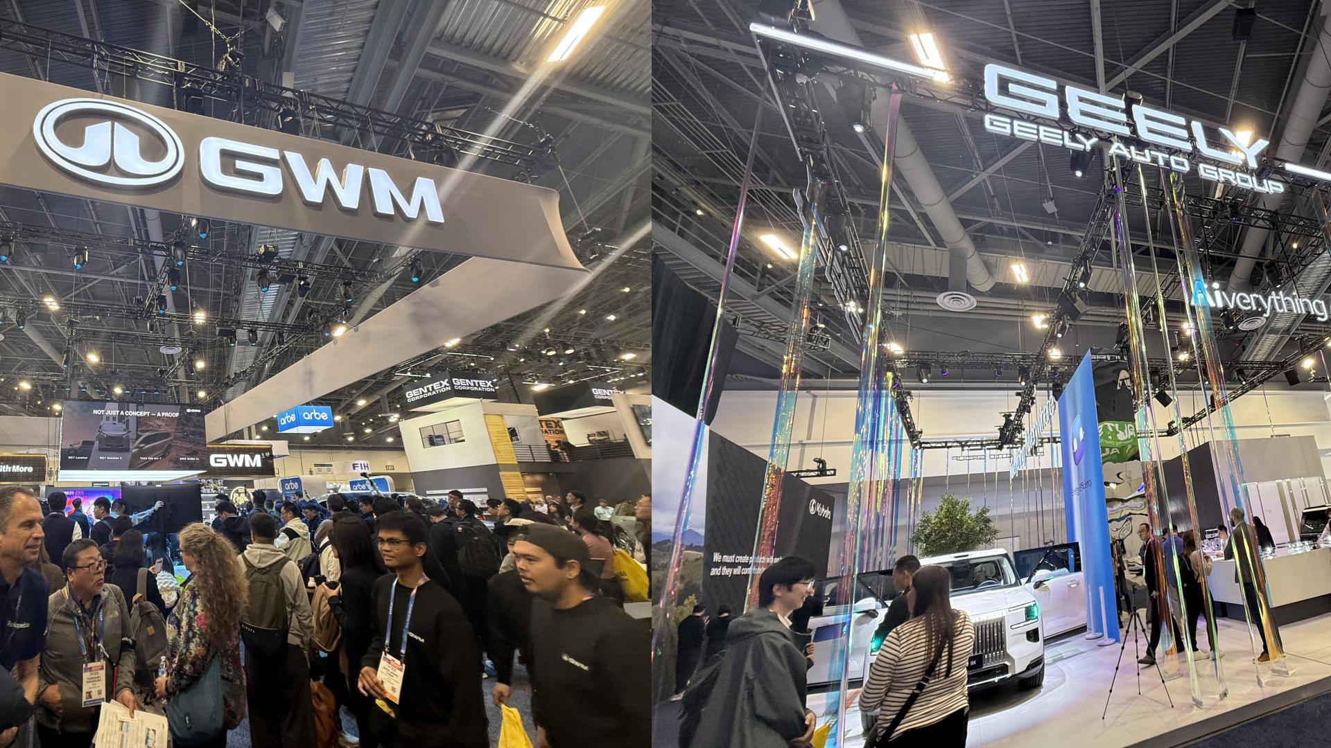 长城吉利“双雄对决”，AI双路线卷向CES2026，中国车企出海新赛点