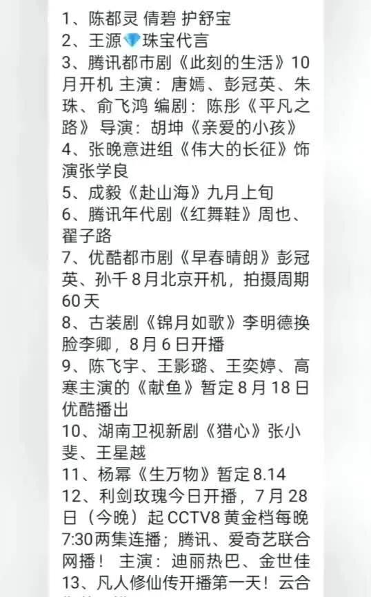【大瓜！热巴新剧今晚开播，杨幂张小斐新剧定档，彭冠英双剧连动】《利剑玫瑰》CCT