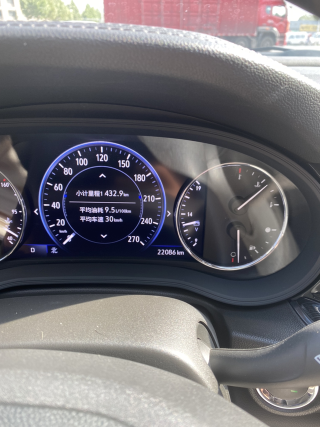 油价高了天气热了一箱油也不耐烧了
平时一箱油跑个七百公里，这次一箱油跑四百多公里