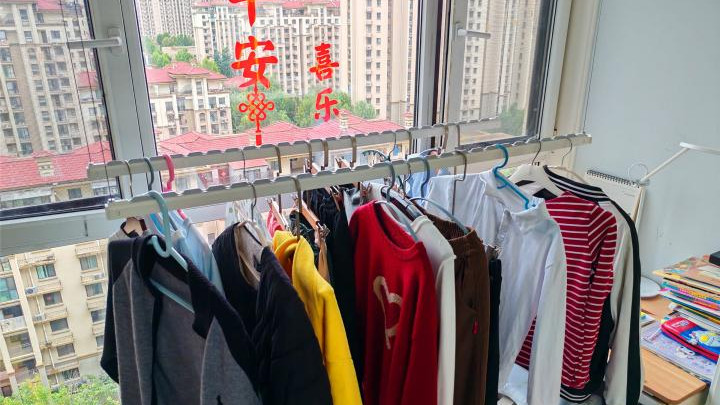 我家晾衣机升级了：海尔智能晾衣机，双杆独立更好用