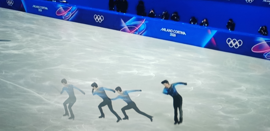 金博洋站上米兰冬奥会自由滑的冰面。
他滑过平昌那个意气风发的少年，滑过北京家门口