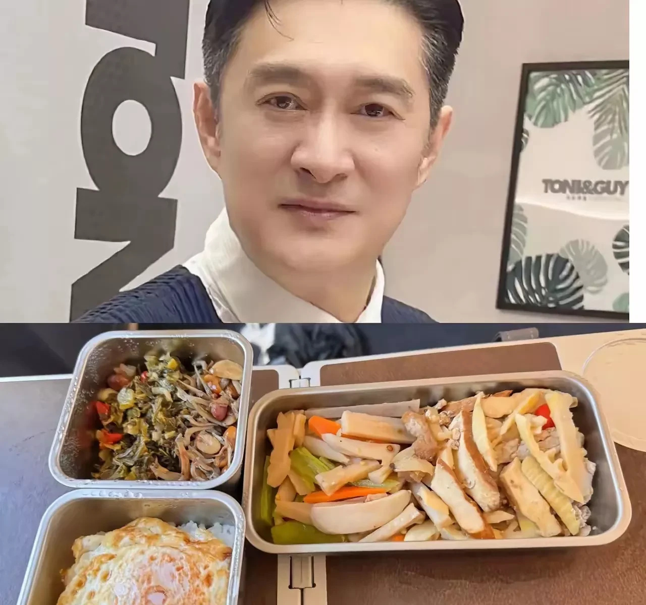 黄安高铁吃自备早餐











太气人了！大明星黄安居然在高铁上吃自己