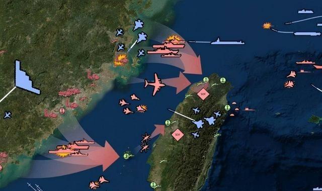中美双方一旦开战，美国将会在10天内就把500架军机部署到台湾？
两年多来，类似