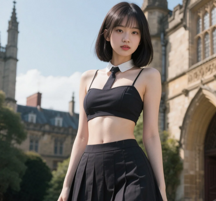 这位美少女如诗般走来，每一帧都是浪漫的定格