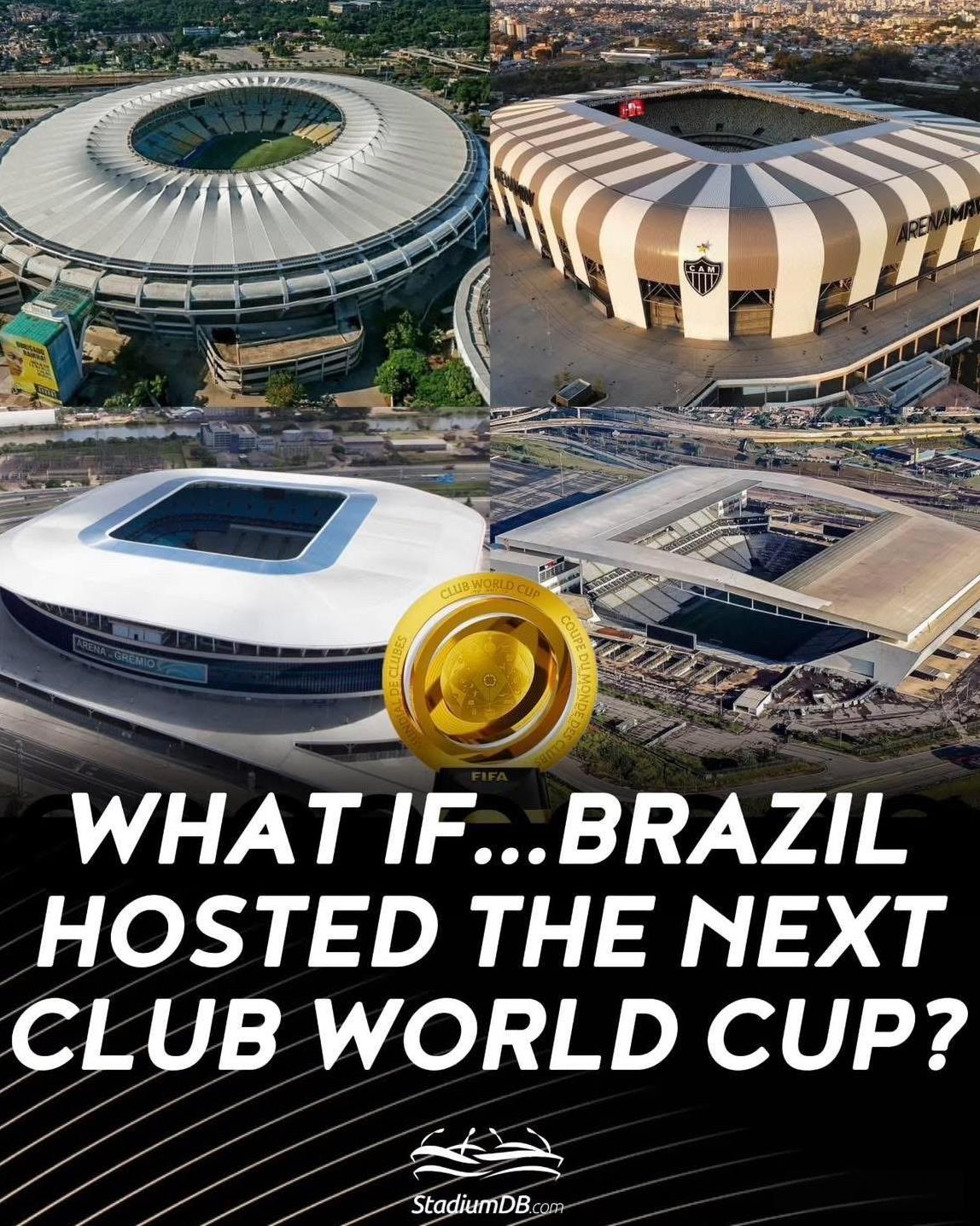 巴西已正式表示有意主办2029年国际足联俱乐部世界杯，并将利用2014年国际足联