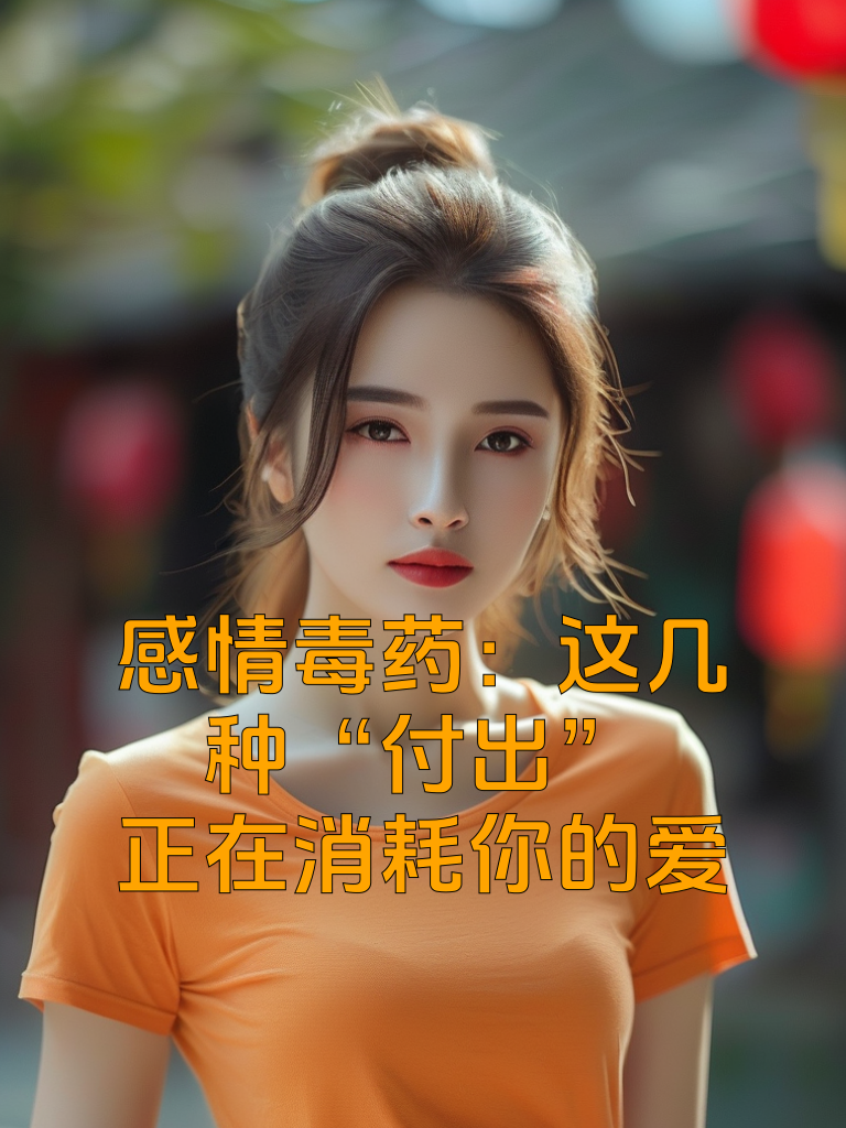 感情毒药：这几种“付出”正在消耗你的爱
