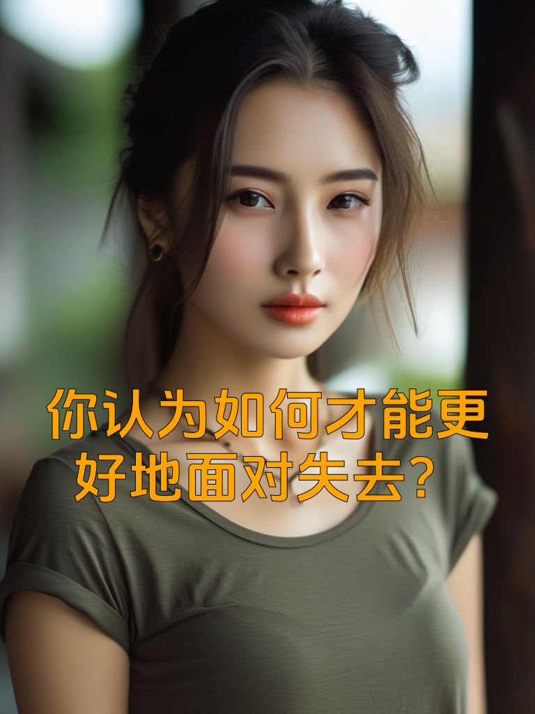 你认为如何才能更好地面对失去？