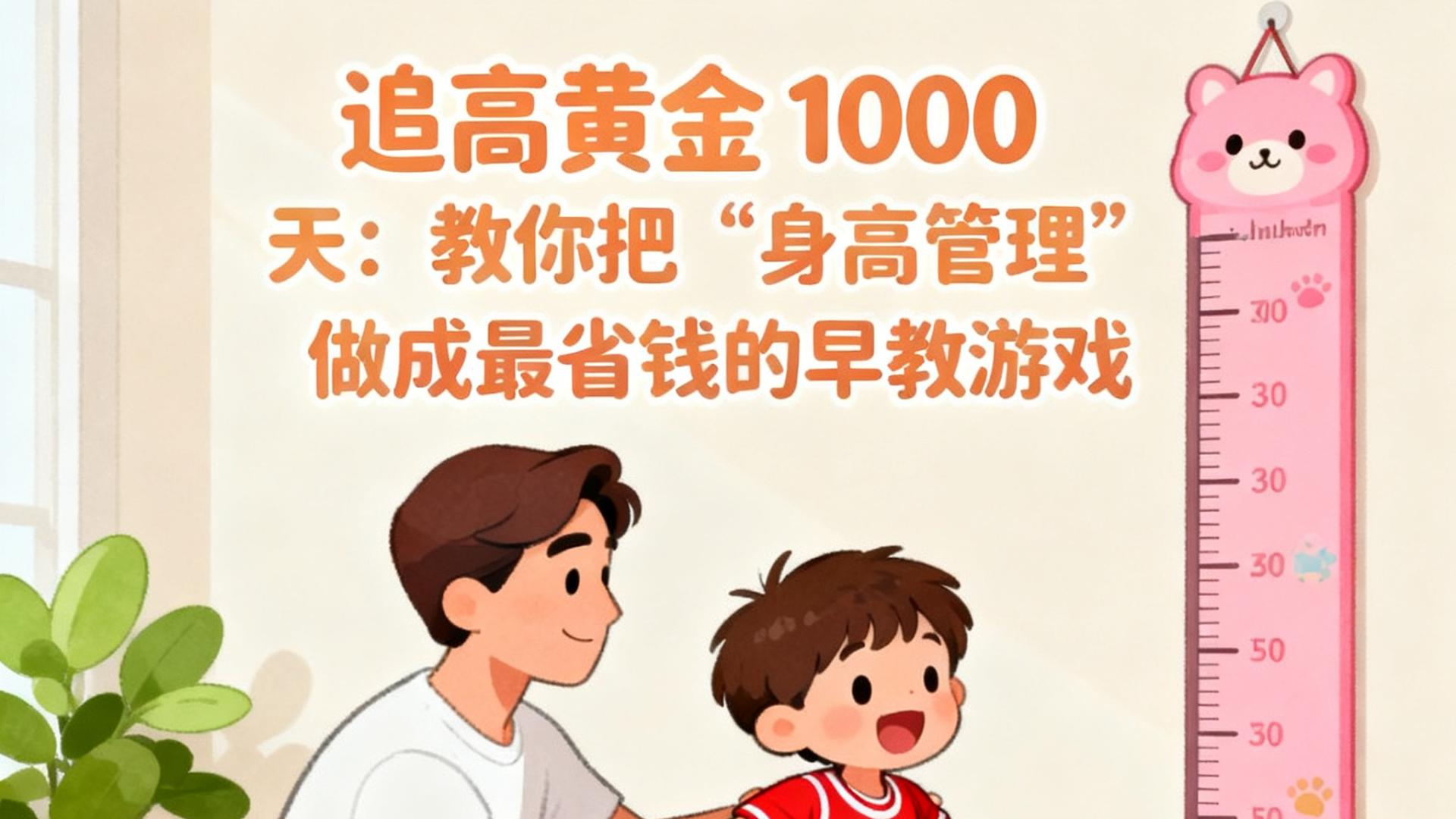 追高黄金 1000 天：教你把“身高管理”做成最省钱的早教游戏
