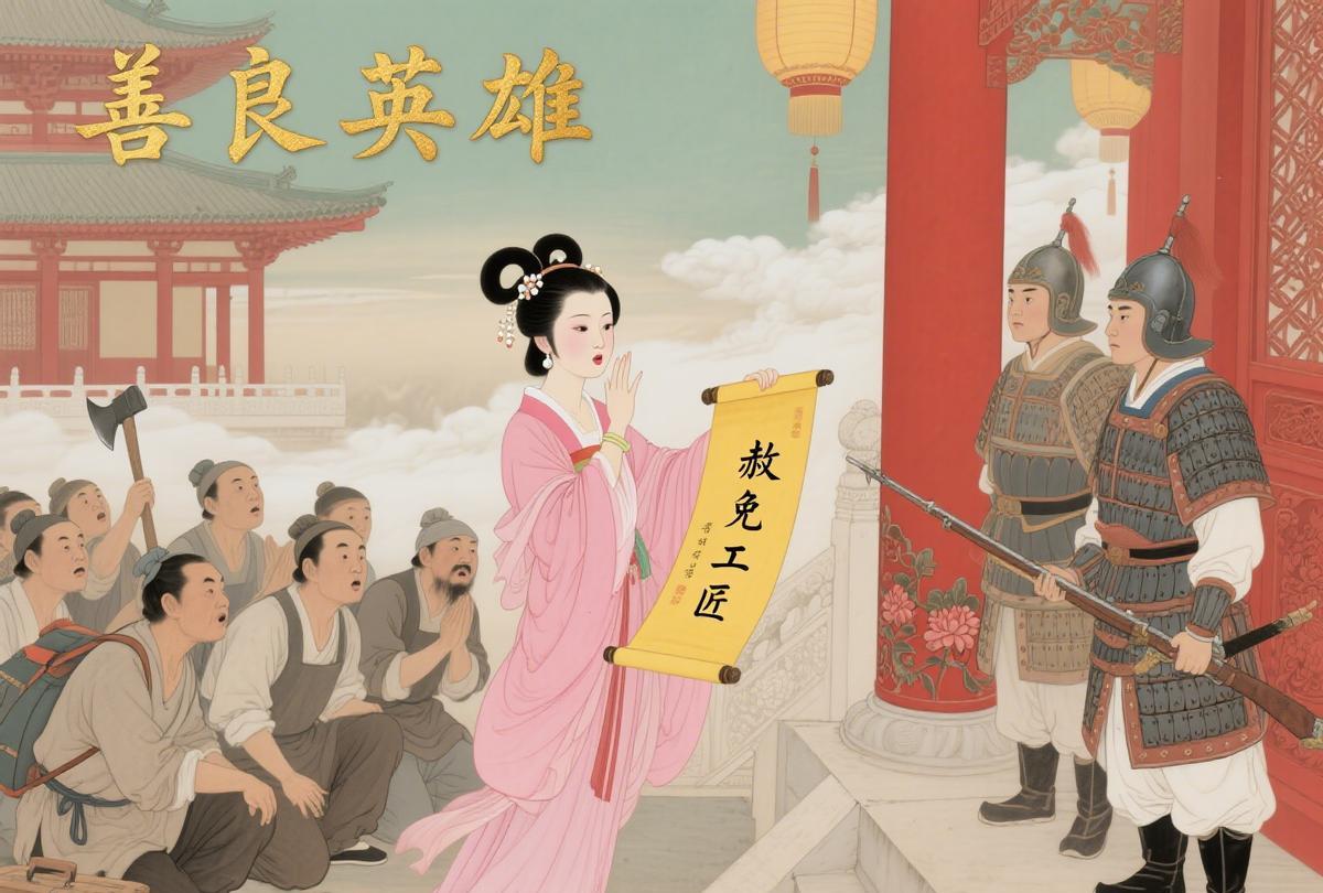 宫女胆大包天！模仿玄宗声假传圣旨，救工匠获赞：善良英雄
唐朝最险 “宫墙救险” 
