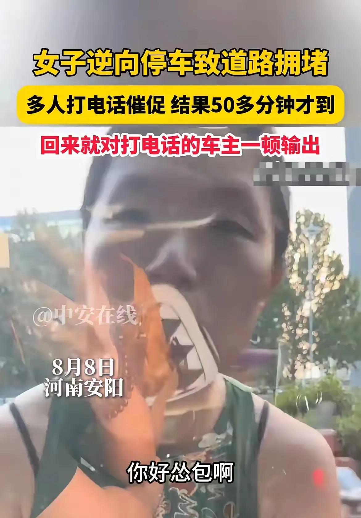 河南安阳的这个奇葩女人的奇葩事儿，都看了吧？更奇葩的是：警方对她的后续处理结果[