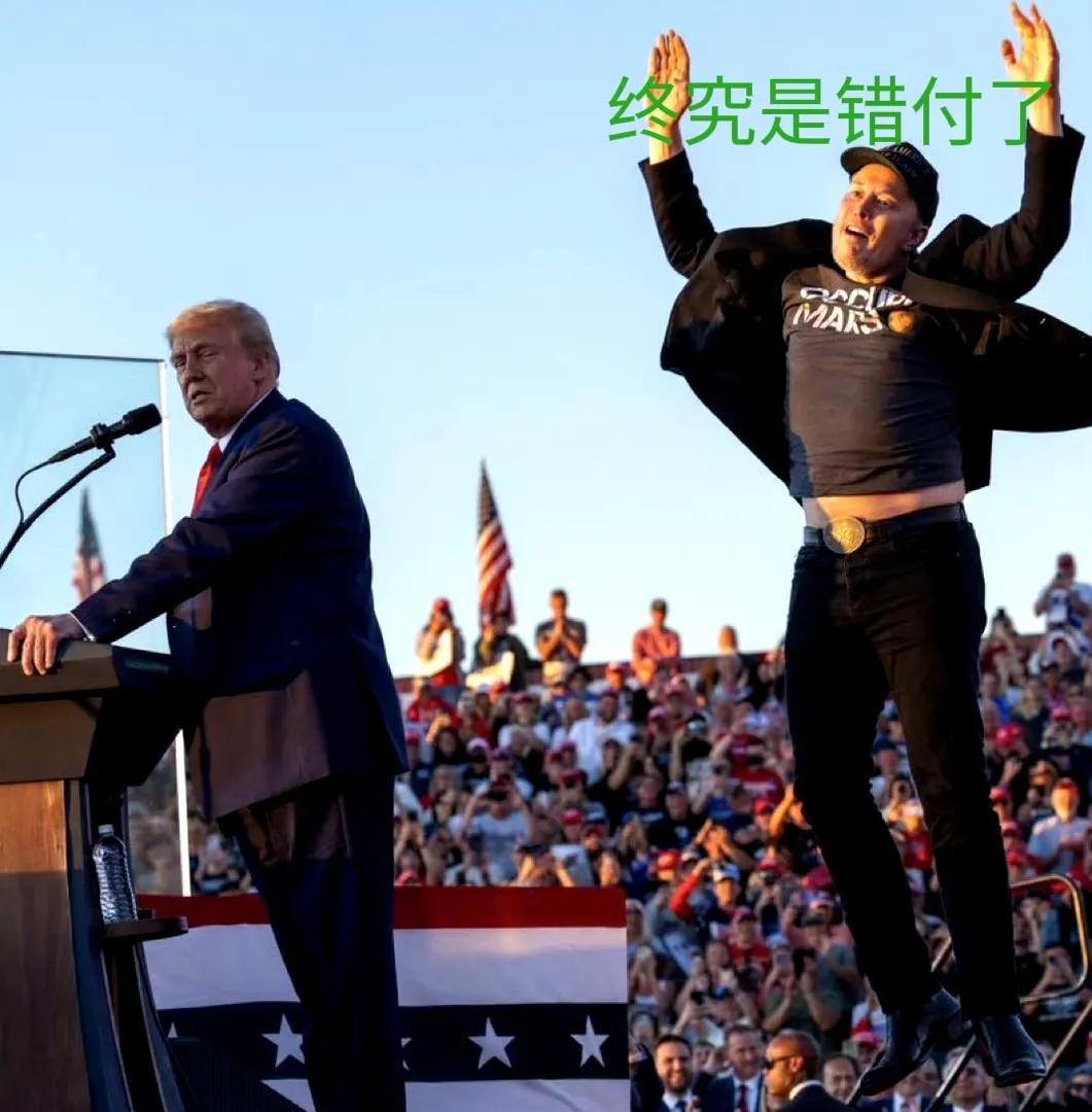 太炸裂了吧！
马斯克估计做梦都没有想到
自己倾尽2亿多美元支持的盟友竟然会反手背