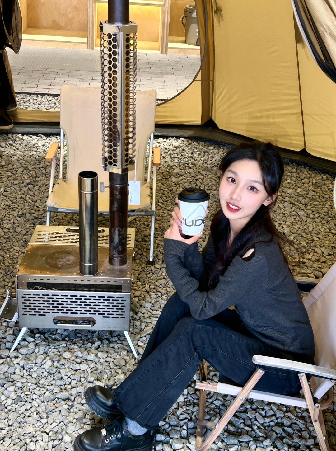 在江心洲️！咖啡☕️骑行🚴 在城市中依旧自由