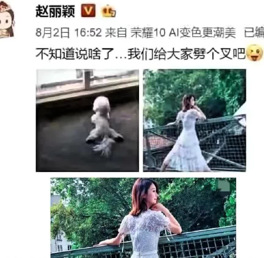 现在全网压力最大的是赵丽颖了吧
她怎么也想不到
自己离婚多年，好不容易谈个恋