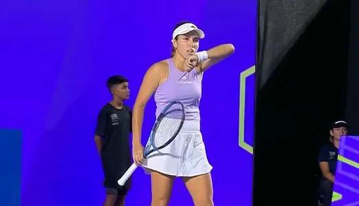 #2025赛季WTA500瓜达拉哈拉站#
8号种子奥索里奥在9月10日上午结束的