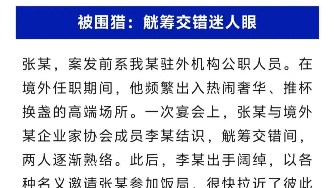 被境外黑手操控的灵魂：驻外公职人员的沉沦与警示