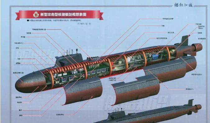 《中国船舶》官网透露已经生产出目前世界上尺寸最大的直径14米的潜艇耐压壳，新一代