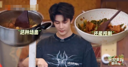 夏主厨上线即封神！干煸辣椒蒜瓣拿捏精髓，翻炒肉片利落颠勺，两锅同开丝毫不乱，出锅