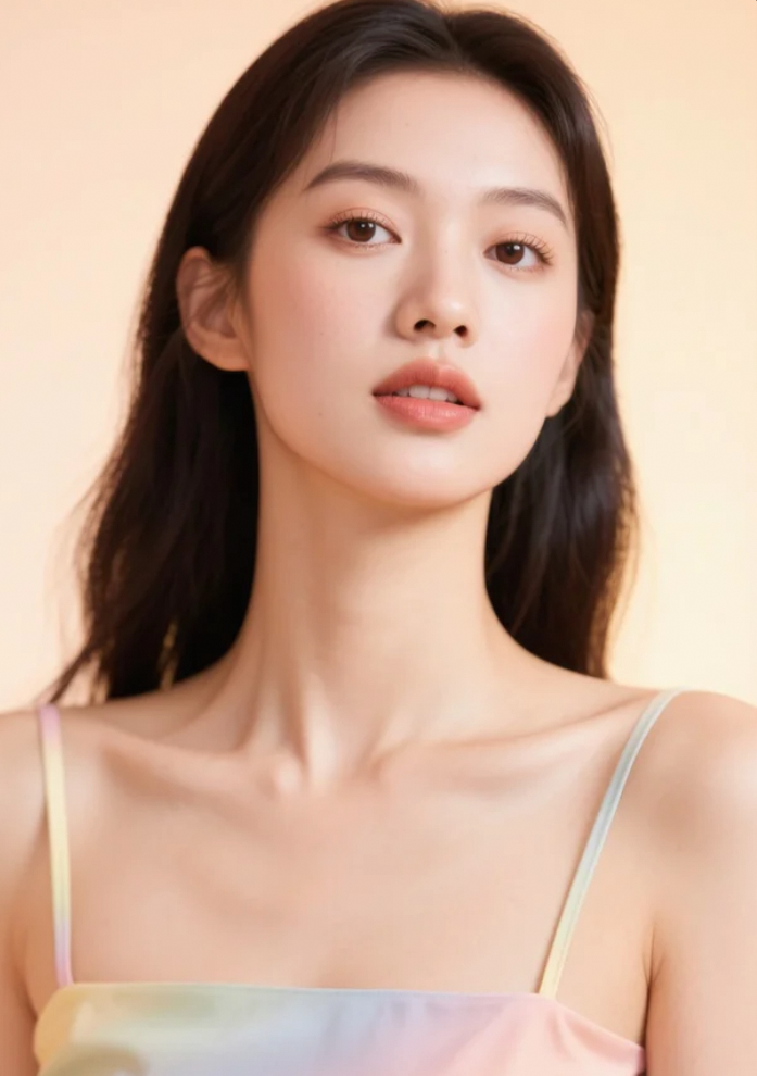 捧花人比花娇艳，笑靥如花春满园。