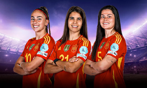西班牙女足1-0德国女足晋级欧洲杯决赛，她们将在决赛中对阵英格兰女足

皇马女足