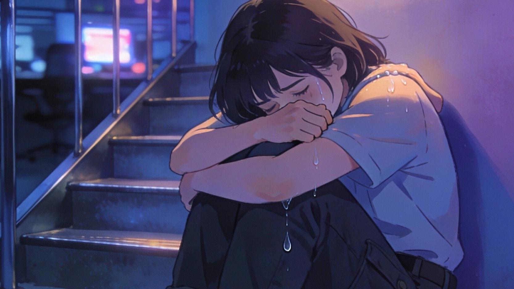 我不敢哭，怕你嫌我矫情