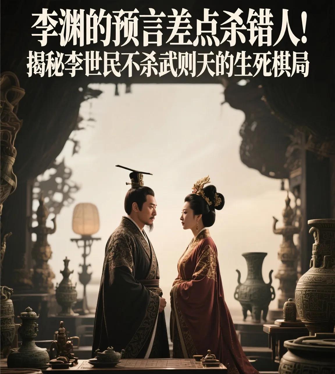 李渊的预言差点杀错人！揭秘李世民不杀武则天的生死棋局
贞观二十三年的春夜，太极殿