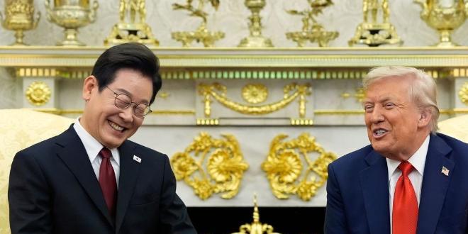 韩国天塌了。当地时间25日，特朗普在白宫会晤到访的韩国总统李在明，特朗普明确提出