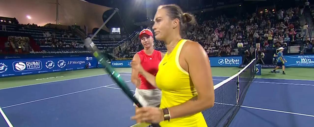 陶森横扫萨巴伦卡晋级WTA1000｜迪拜站八强！
WTA1000｜迪拜站第三轮今