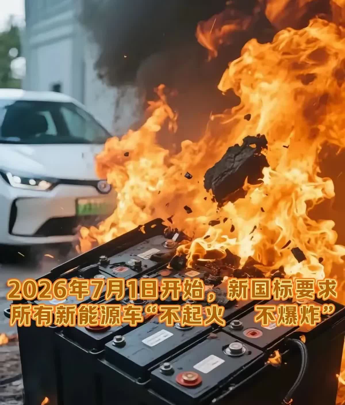 新能源车好日子终于到头了，严苛新规驾到，原来，不自燃不是技术不允许，而是车企偷工