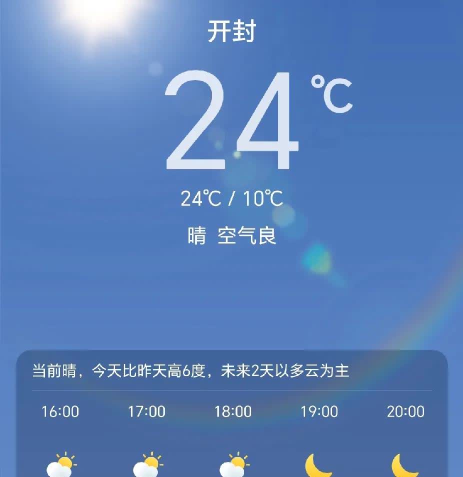 一觉醒来天塌了，
开封，今天你是全世界最热的地方吗?
开封，你怎么比广州还热