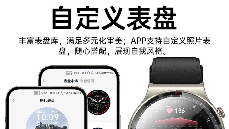 ​​智能健康新标杆！小七医疗科技智能手表，你的全天候健康管家