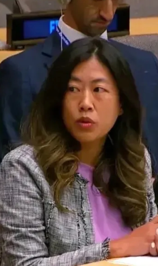 中美驻联合国副代表耿爽和吴婷怒对暴露了俄罗斯实力太差

吴婷出生于夏威夷，父母是