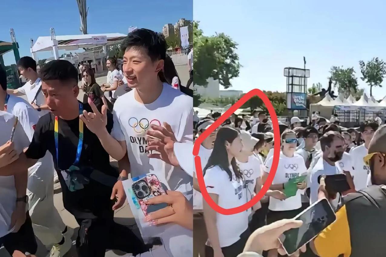 你奥林匹克公园的摊到底摆在哪儿？
就看见马龙跟张雨霏了！[送心]
 不过龙队是真