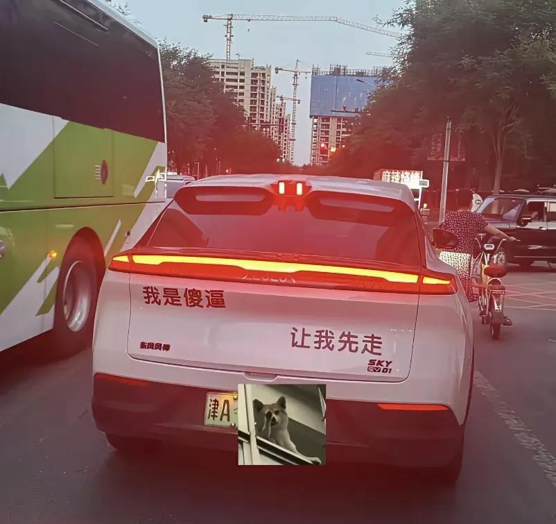 如果你开车的时候遇到这辆车，你会让吗？