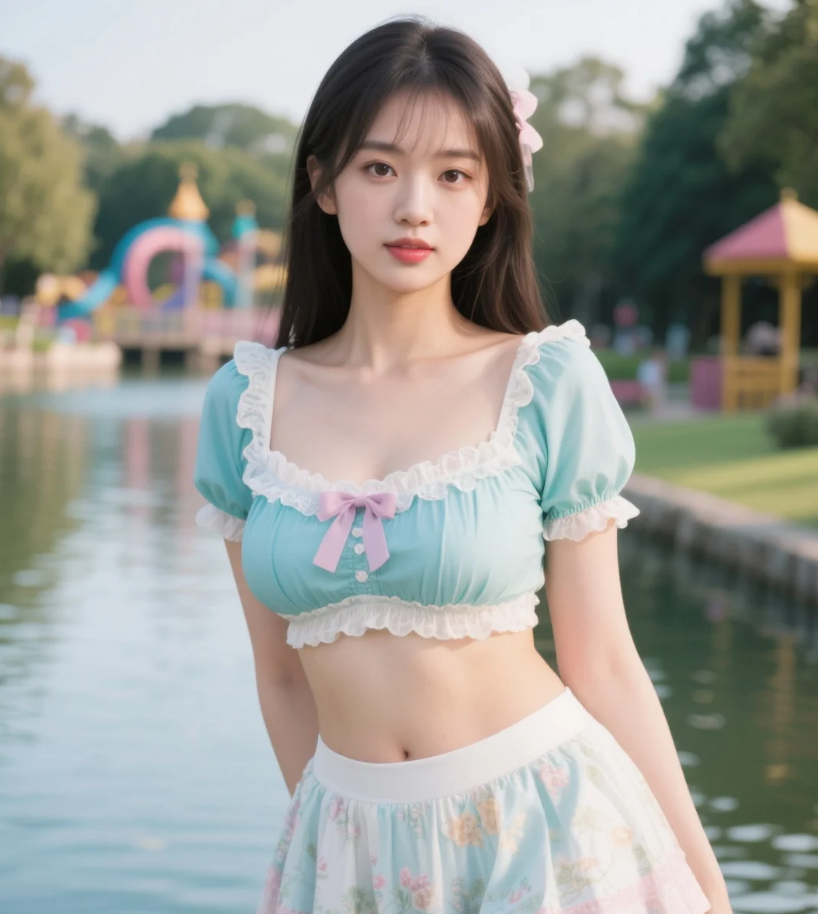 水上乐园的我，比阳光还耀眼一点点