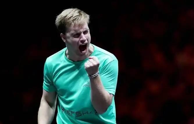 法国蒙彼利埃冠军赛男单1/4决赛对决名单:
【上半区】
李尚洙（韩国）——张禹珍