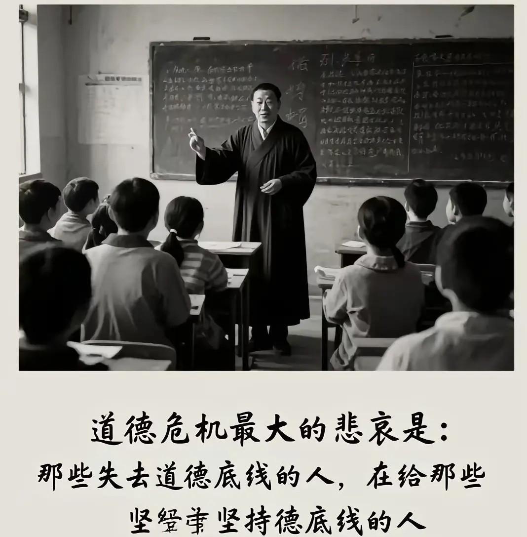真有道德底线的人，没有站讲台的机会[作揖][作揖]